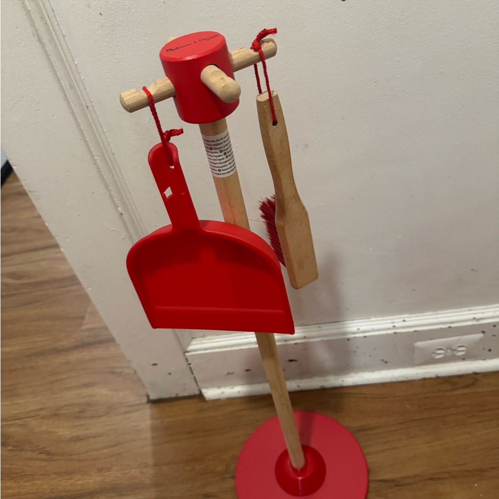 Melissa and Doug Kids Cleaning Set with Red Accessories